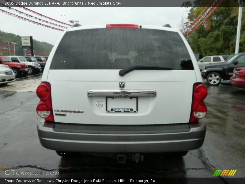 Bright White / Medium Slate Gray 2005 Dodge Durango SLT 4x4