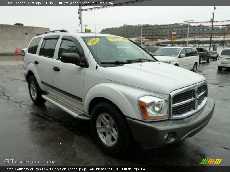 Bright White / Medium Slate Gray 2005 Dodge Durango SLT 4x4