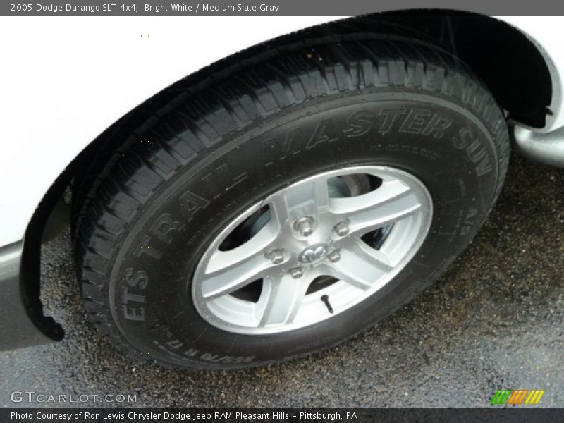 Bright White / Medium Slate Gray 2005 Dodge Durango SLT 4x4