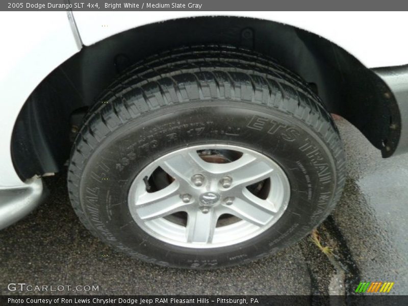 Bright White / Medium Slate Gray 2005 Dodge Durango SLT 4x4