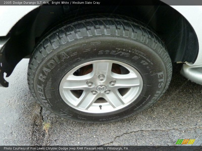 Bright White / Medium Slate Gray 2005 Dodge Durango SLT 4x4