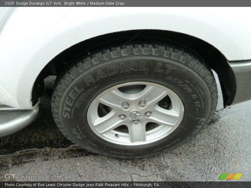 Bright White / Medium Slate Gray 2005 Dodge Durango SLT 4x4