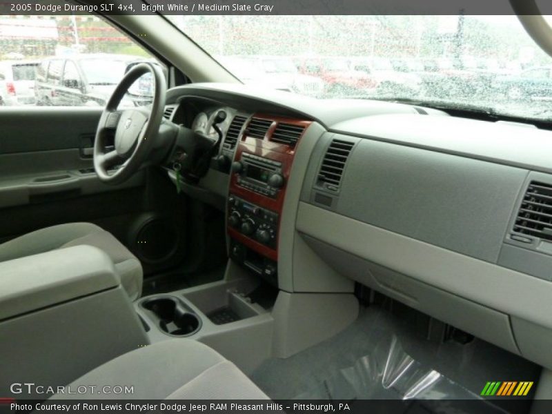 Bright White / Medium Slate Gray 2005 Dodge Durango SLT 4x4