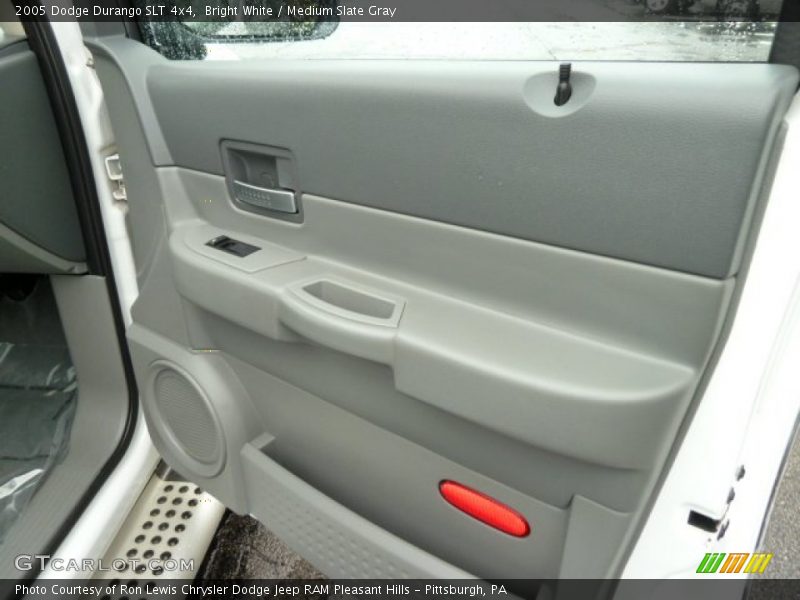 Bright White / Medium Slate Gray 2005 Dodge Durango SLT 4x4