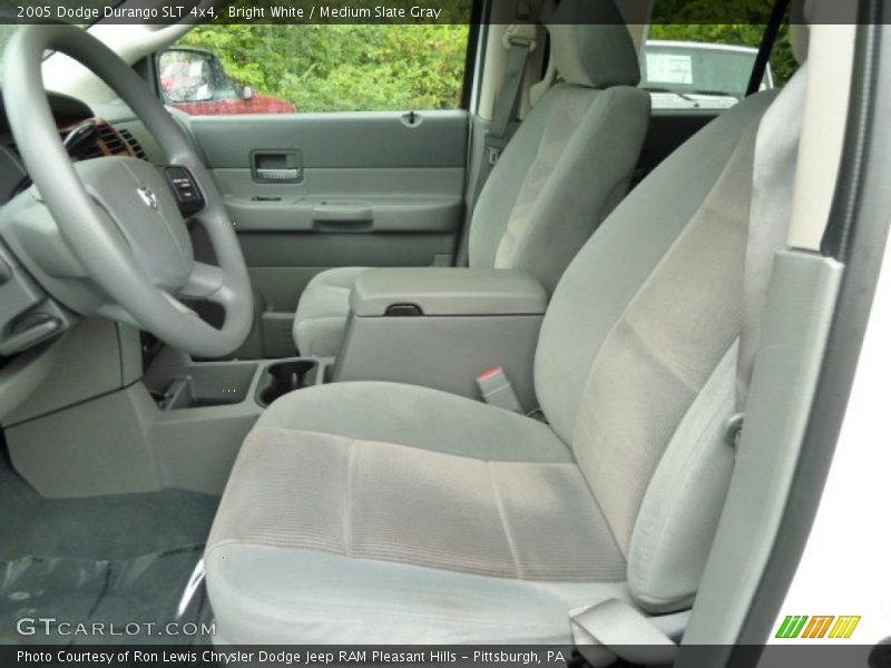 Bright White / Medium Slate Gray 2005 Dodge Durango SLT 4x4