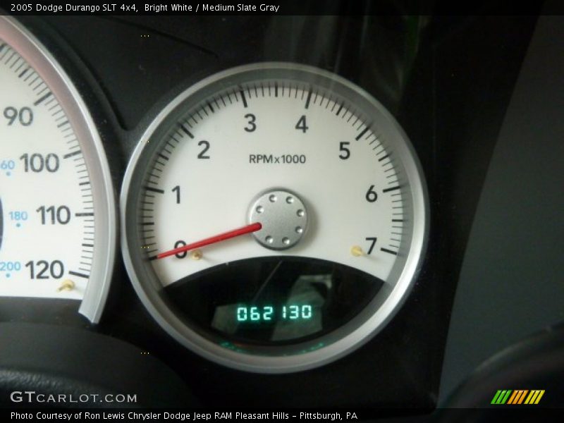 Bright White / Medium Slate Gray 2005 Dodge Durango SLT 4x4