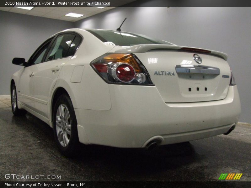 Winter Frost White / Charcoal 2010 Nissan Altima Hybrid