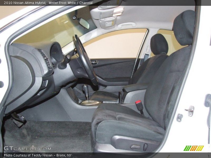 Winter Frost White / Charcoal 2010 Nissan Altima Hybrid
