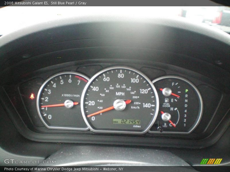 Still Blue Pearl / Gray 2008 Mitsubishi Galant ES