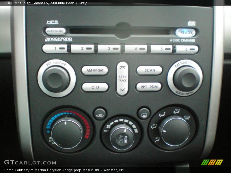 Still Blue Pearl / Gray 2008 Mitsubishi Galant ES