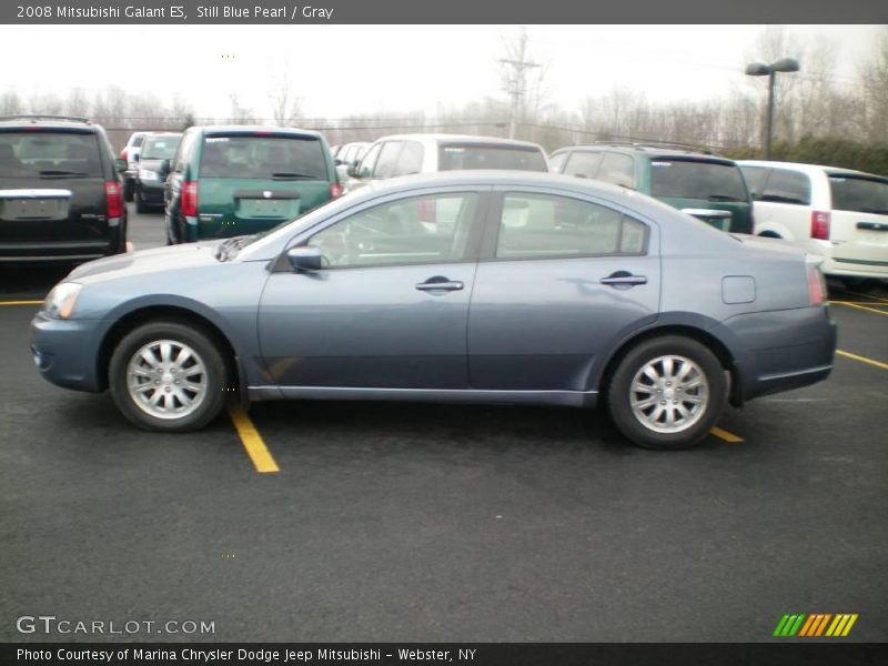 Still Blue Pearl / Gray 2008 Mitsubishi Galant ES