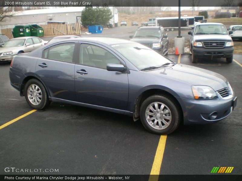 Still Blue Pearl / Gray 2008 Mitsubishi Galant ES