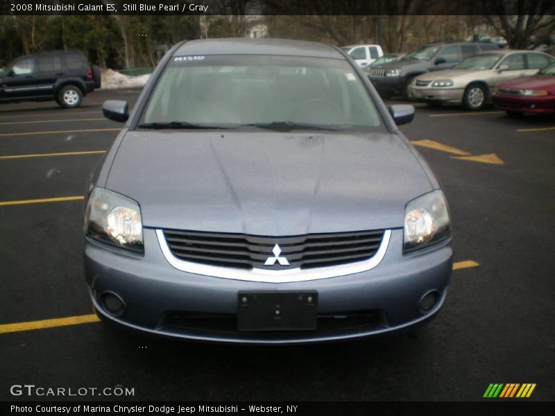 Still Blue Pearl / Gray 2008 Mitsubishi Galant ES