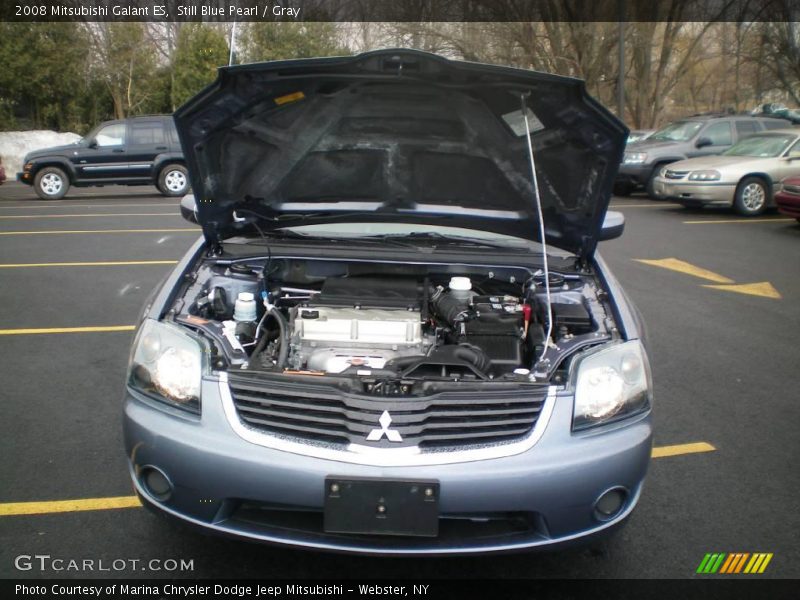 Still Blue Pearl / Gray 2008 Mitsubishi Galant ES