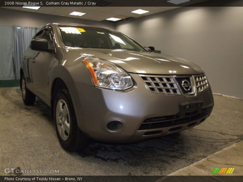 Gotham Gray Metallic / Gray 2008 Nissan Rogue S