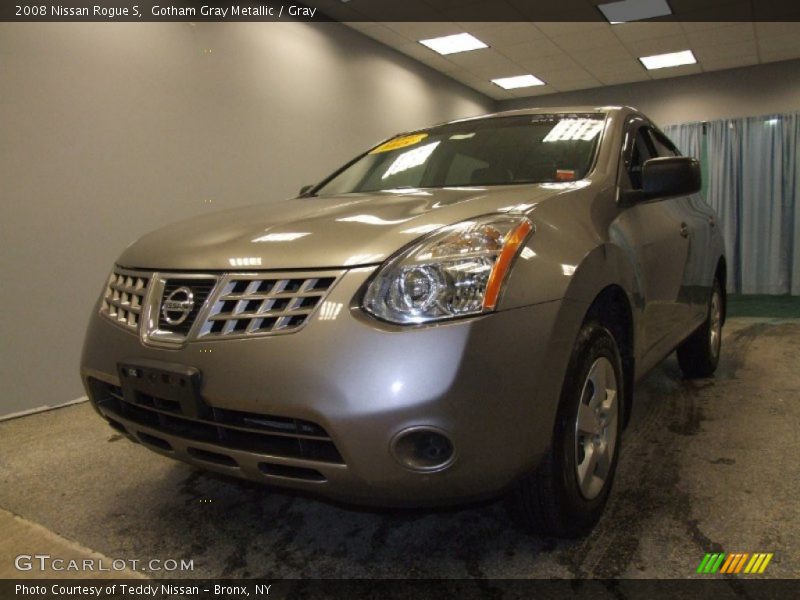 Gotham Gray Metallic / Gray 2008 Nissan Rogue S