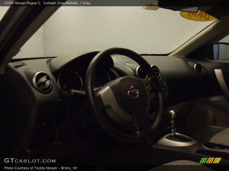 Gotham Gray Metallic / Gray 2008 Nissan Rogue S