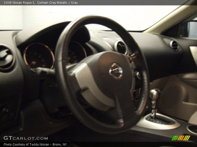 Gotham Gray Metallic / Gray 2008 Nissan Rogue S