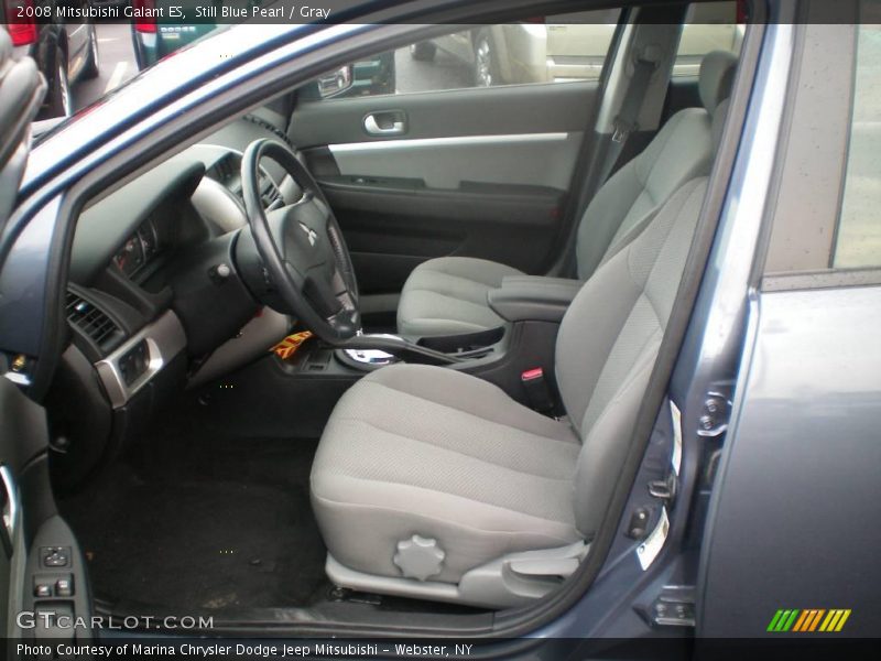 Still Blue Pearl / Gray 2008 Mitsubishi Galant ES
