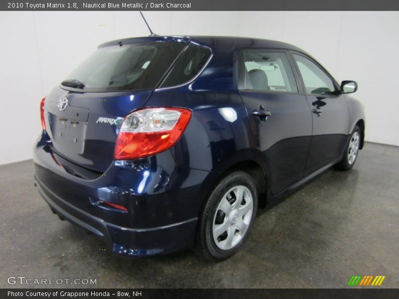 Nautical Blue Metallic / Dark Charcoal 2010 Toyota Matrix 1.8