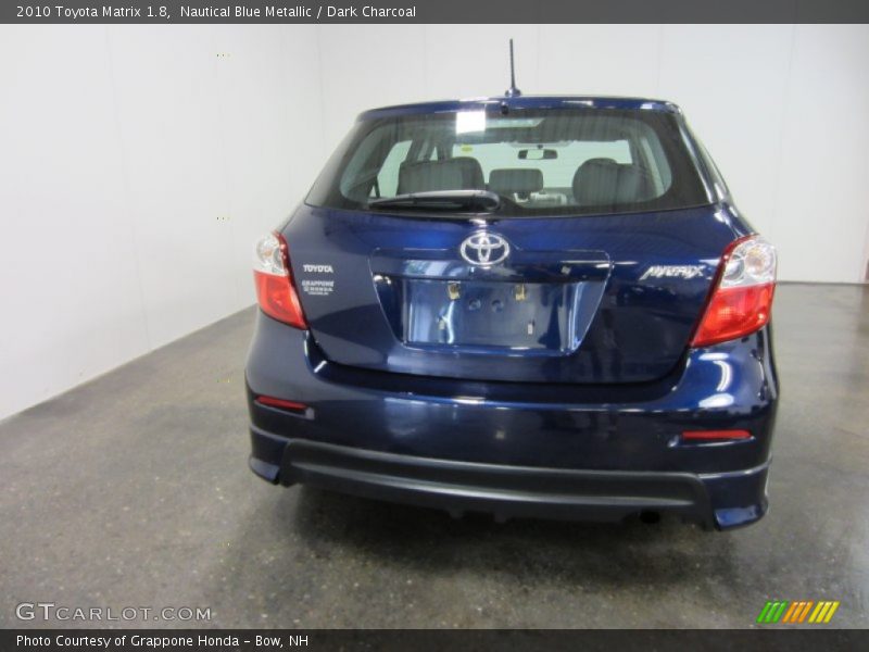 Nautical Blue Metallic / Dark Charcoal 2010 Toyota Matrix 1.8