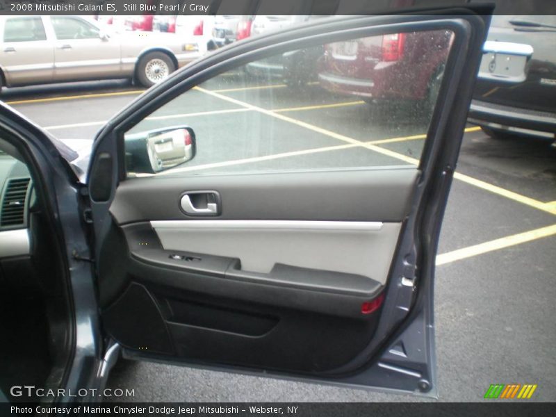 Still Blue Pearl / Gray 2008 Mitsubishi Galant ES