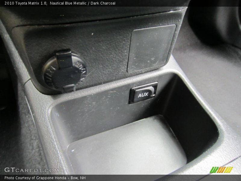 Nautical Blue Metallic / Dark Charcoal 2010 Toyota Matrix 1.8
