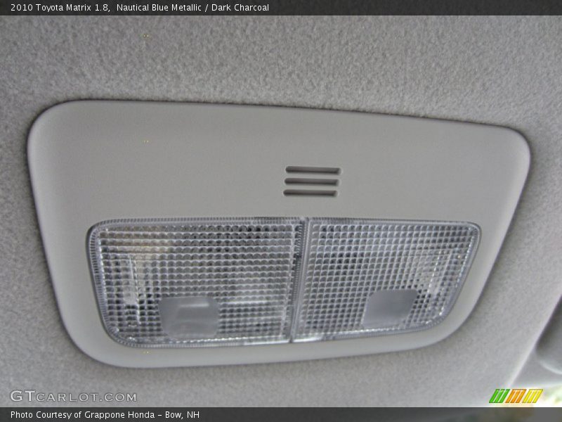 Nautical Blue Metallic / Dark Charcoal 2010 Toyota Matrix 1.8