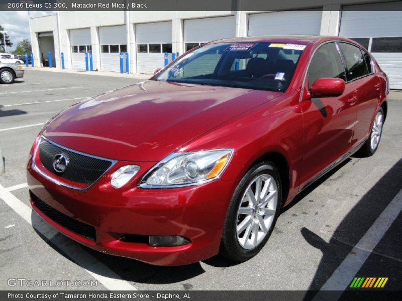 Matador Red Mica / Black 2006 Lexus GS 300