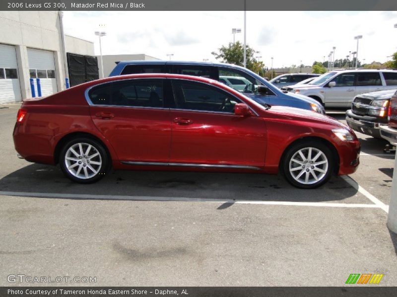 Matador Red Mica / Black 2006 Lexus GS 300