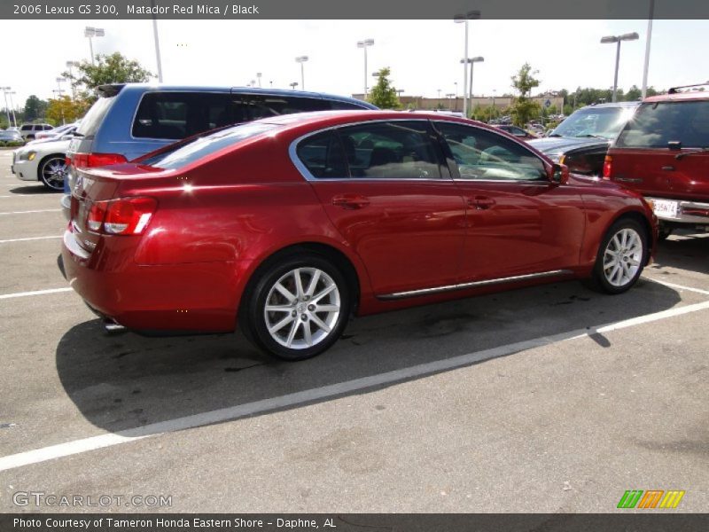 Matador Red Mica / Black 2006 Lexus GS 300