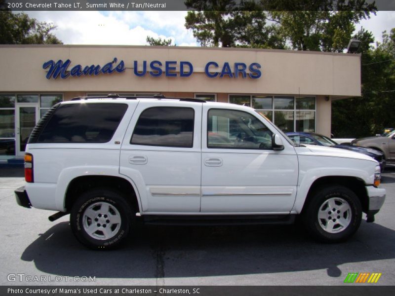 Summit White / Tan/Neutral 2005 Chevrolet Tahoe LT