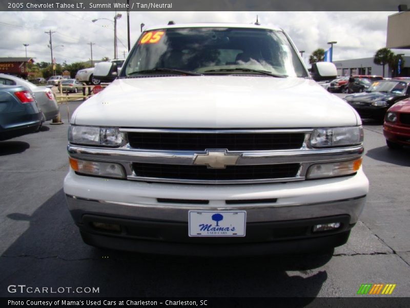 Summit White / Tan/Neutral 2005 Chevrolet Tahoe LT