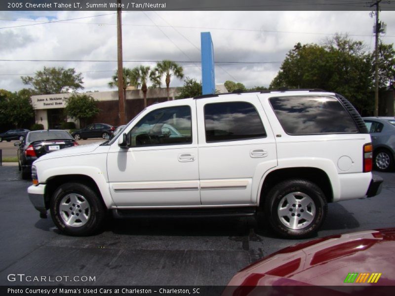 Summit White / Tan/Neutral 2005 Chevrolet Tahoe LT