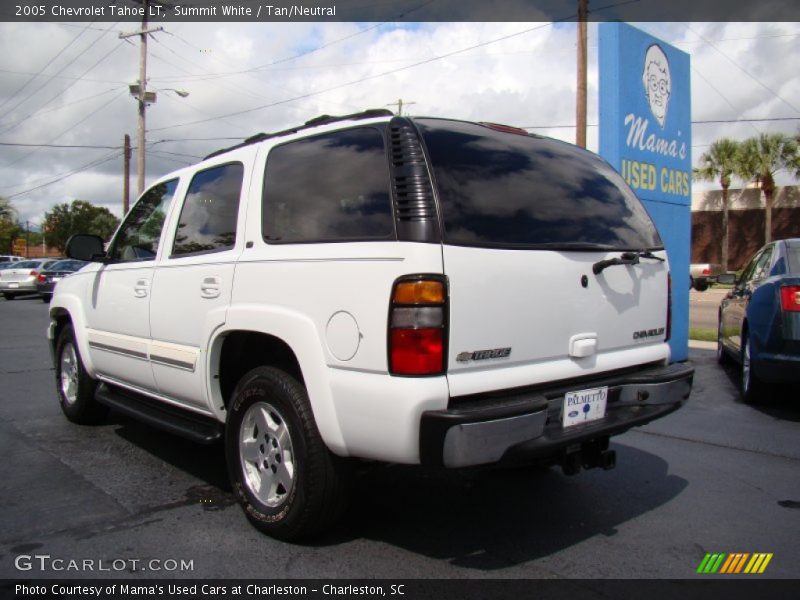 Summit White / Tan/Neutral 2005 Chevrolet Tahoe LT