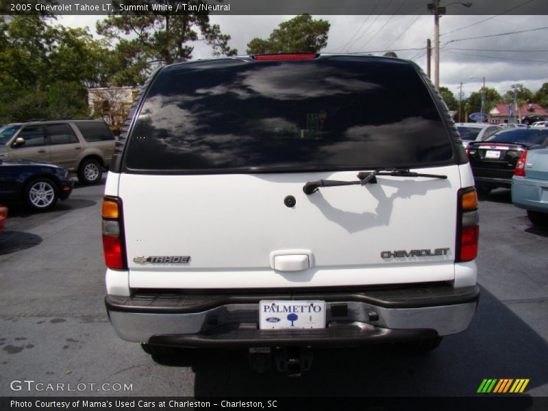 Summit White / Tan/Neutral 2005 Chevrolet Tahoe LT