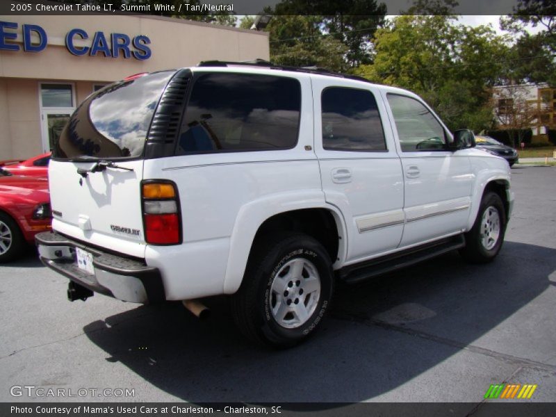 Summit White / Tan/Neutral 2005 Chevrolet Tahoe LT