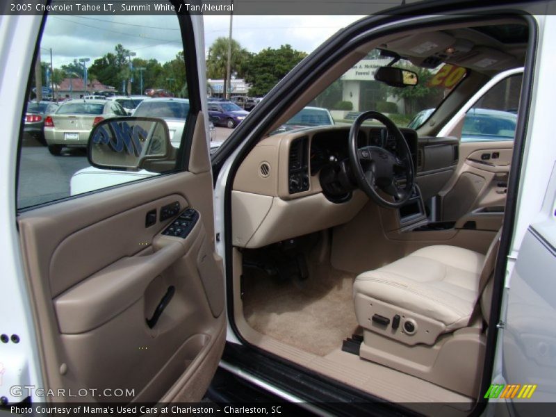 Summit White / Tan/Neutral 2005 Chevrolet Tahoe LT