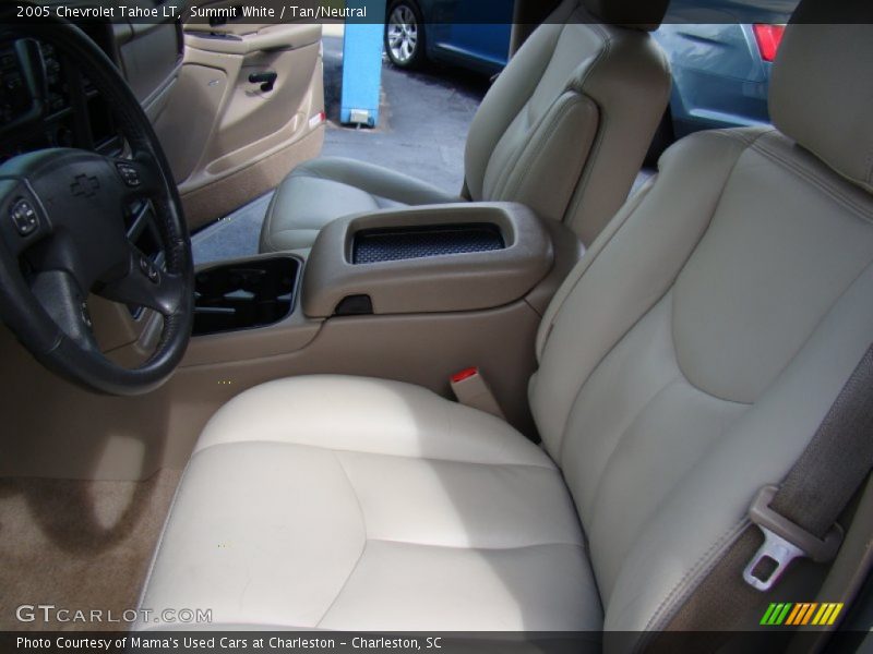 Summit White / Tan/Neutral 2005 Chevrolet Tahoe LT
