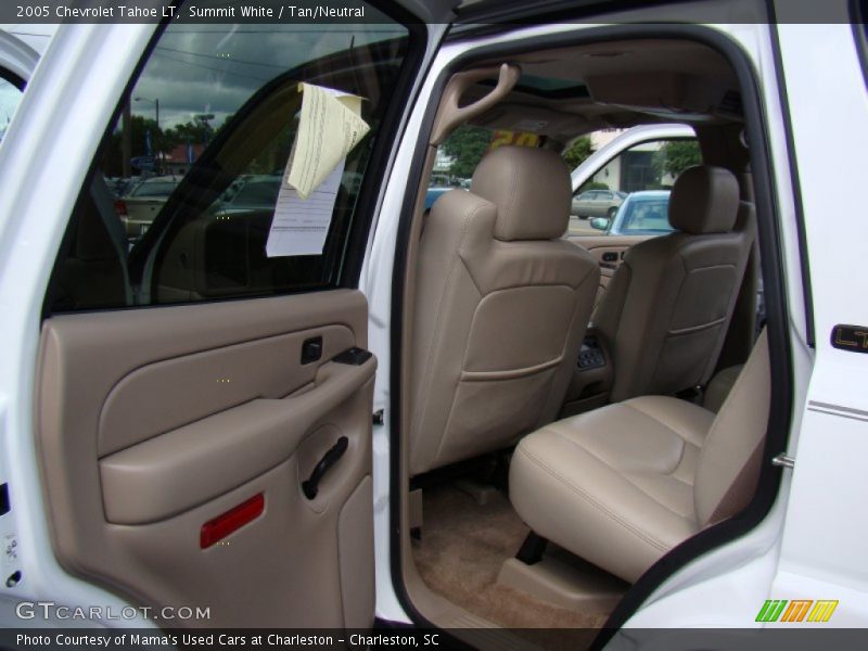 Summit White / Tan/Neutral 2005 Chevrolet Tahoe LT