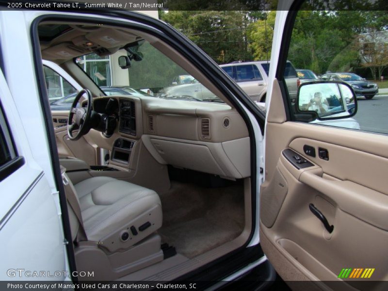 Summit White / Tan/Neutral 2005 Chevrolet Tahoe LT