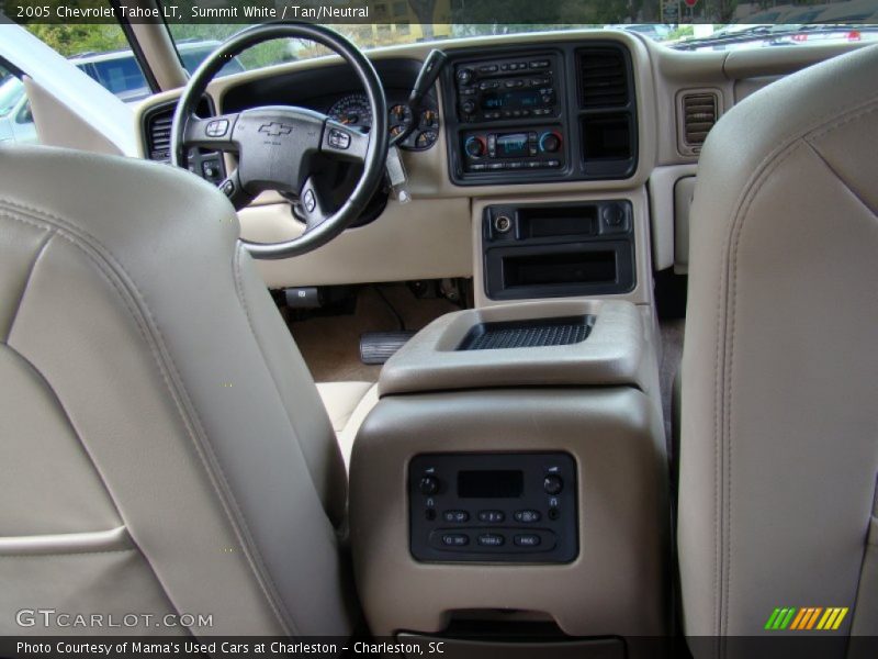 Summit White / Tan/Neutral 2005 Chevrolet Tahoe LT