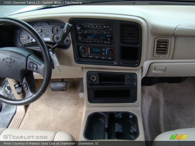 Summit White / Tan/Neutral 2005 Chevrolet Tahoe LT