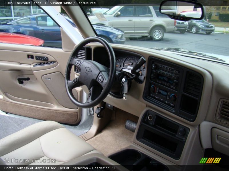 Summit White / Tan/Neutral 2005 Chevrolet Tahoe LT