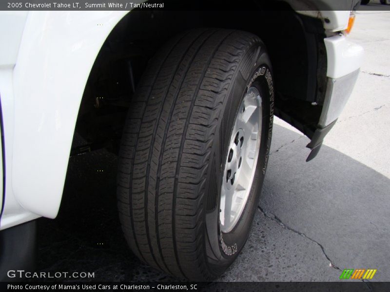 Summit White / Tan/Neutral 2005 Chevrolet Tahoe LT