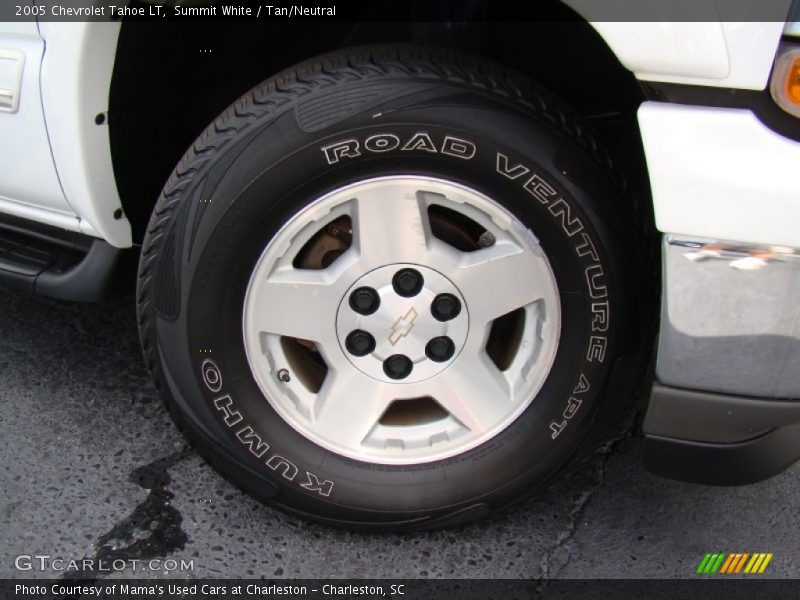Summit White / Tan/Neutral 2005 Chevrolet Tahoe LT