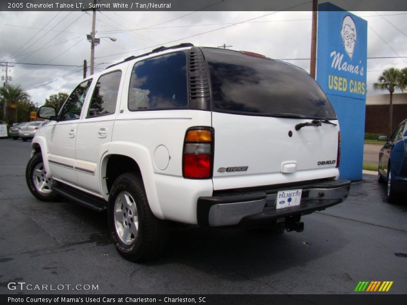 Summit White / Tan/Neutral 2005 Chevrolet Tahoe LT