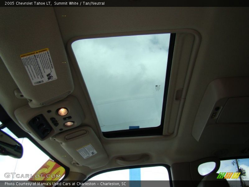 Summit White / Tan/Neutral 2005 Chevrolet Tahoe LT