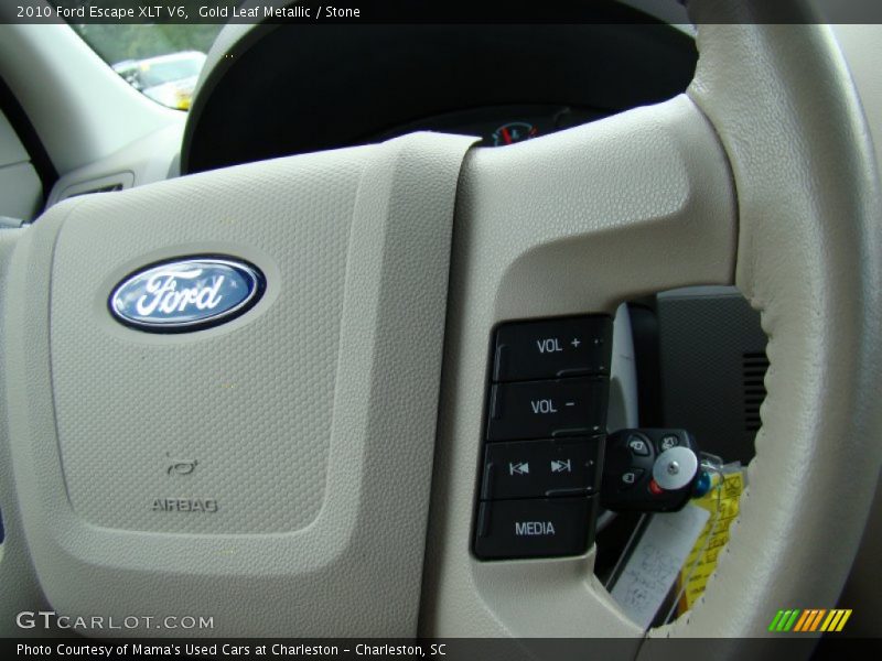 Gold Leaf Metallic / Stone 2010 Ford Escape XLT V6