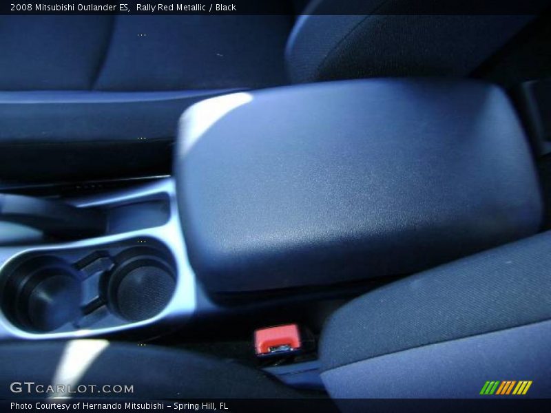 Rally Red Metallic / Black 2008 Mitsubishi Outlander ES